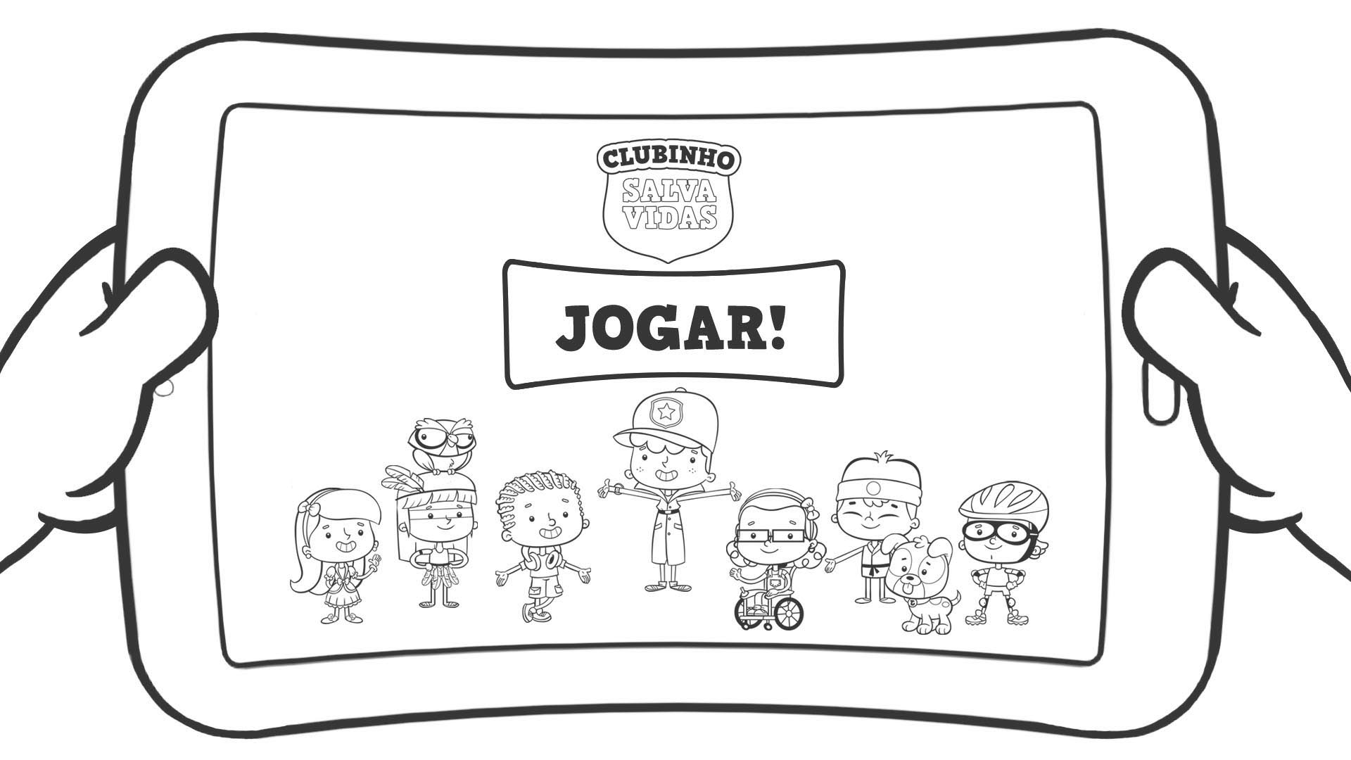 Jogos para colorir - Nosso Clubinho